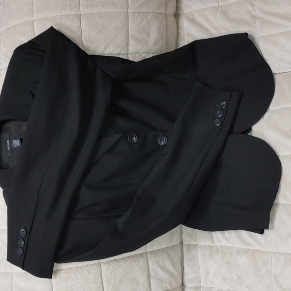 Alfani Button Down Blazer with Marbled Buttons/False pockets - Picture 6 of 7